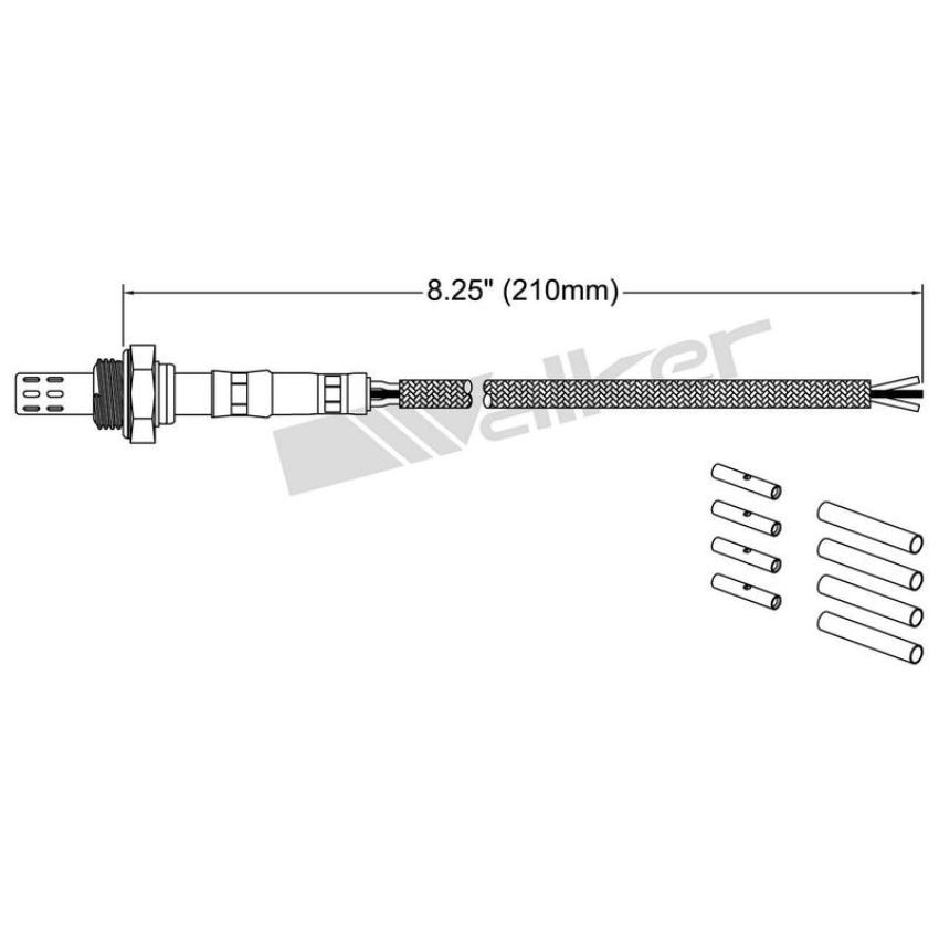 Walker Products 250-23000 Walker Products 250-23000 Oxygen Sensor 3-W Universal Narrow-Band
