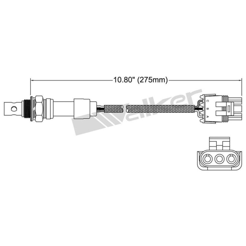 Walker Products 250-23500 Walker Products 250-23500 Oxygen Sensor 3-W Titania Narrow-Band