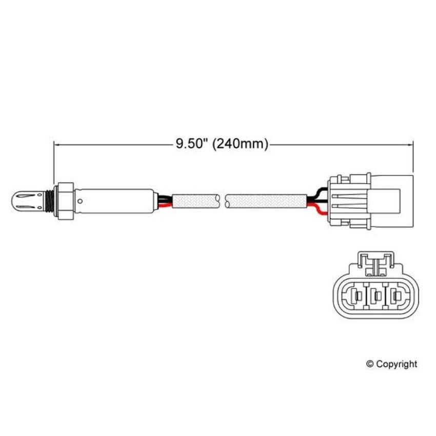 Walker Products 250-23502 Walker Products 250-23502 Oxygen Sensor 3-W Titania Narrow-Band