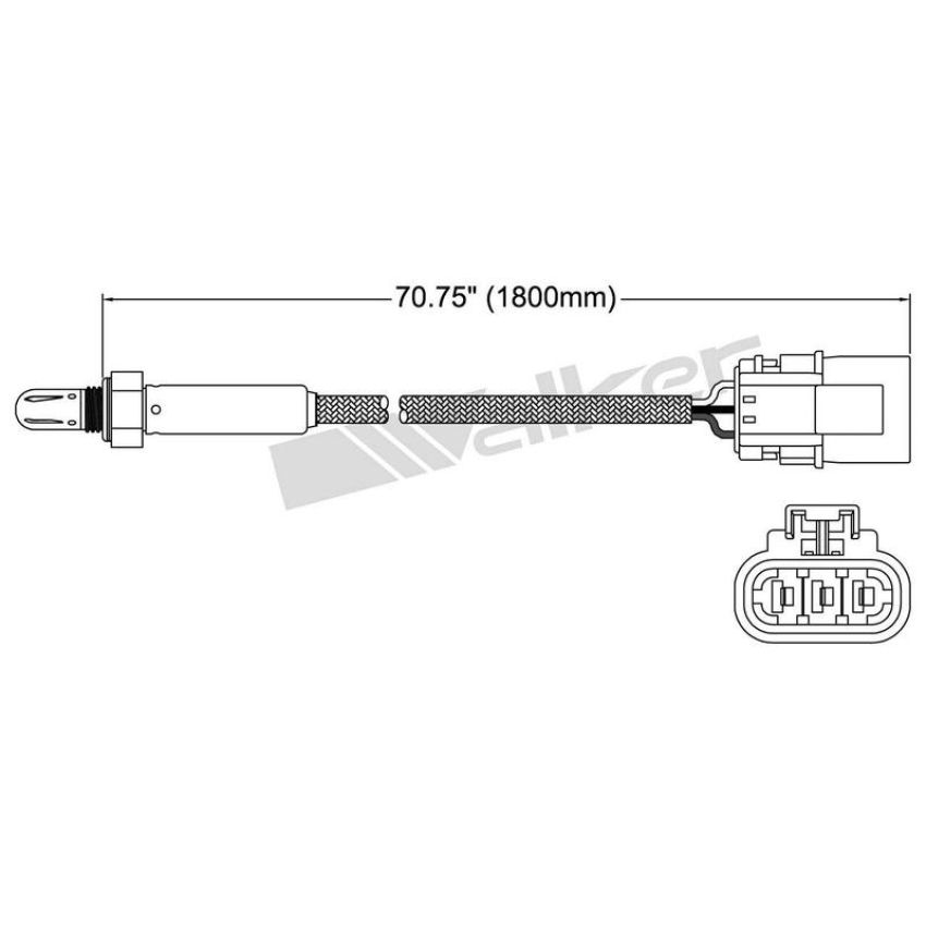 Walker Products 250-23503 Walker Products 250-23503 Oxygen Sensor 3-W Titania Narrow-Band