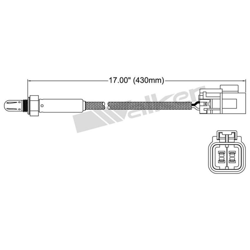 Walker Products 250-23504 Walker Products 250-23504 Oxygen Sensor 3-W Titania Narrow-Band