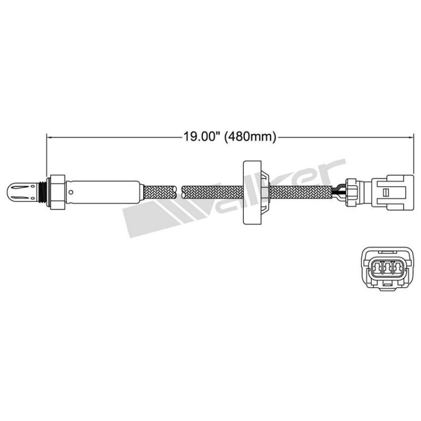 Walker Products 250-23505 Walker Products 250-23505 Oxygen Sensor 3-W Titania Narrow-Band