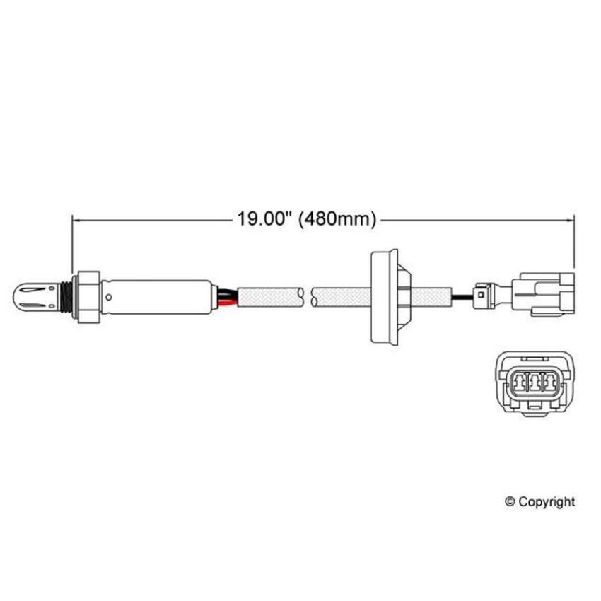Walker Products 250-23505 Walker Products 250-23505 Oxygen Sensor 3-W Titania Narrow-Band