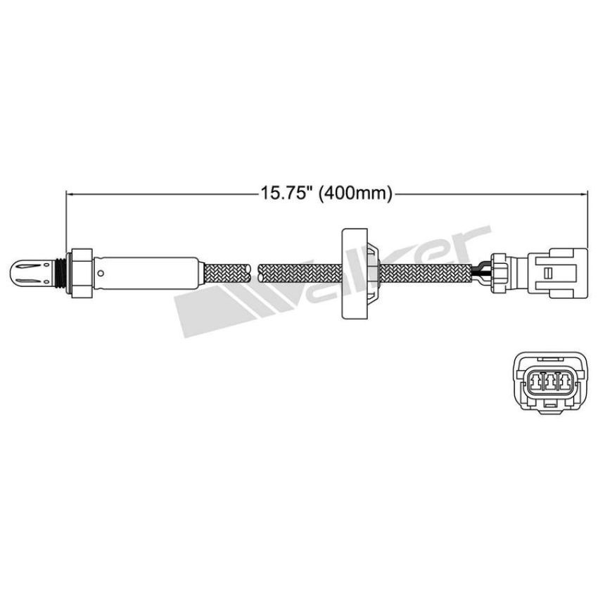 Walker Products 250-23507 Walker Products 250-23507 Oxygen Sensor 3-W Titania Narrow-Band