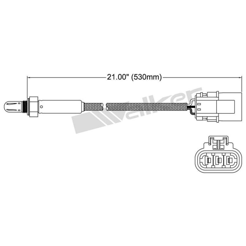 Walker Products 250-23510 Walker Products 250-23510 Oxygen Sensor 3-W Titania Narrow-Band