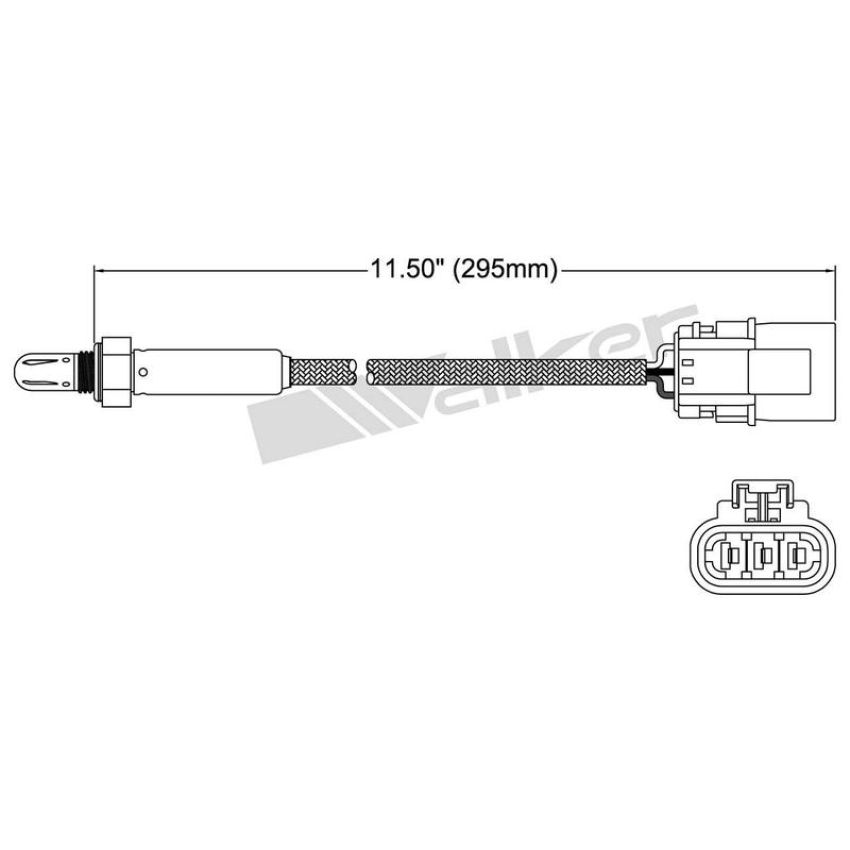 Walker Products 250-23523 Walker Products 250-23523 Oxygen Sensor 3-W Titania Narrow-Band