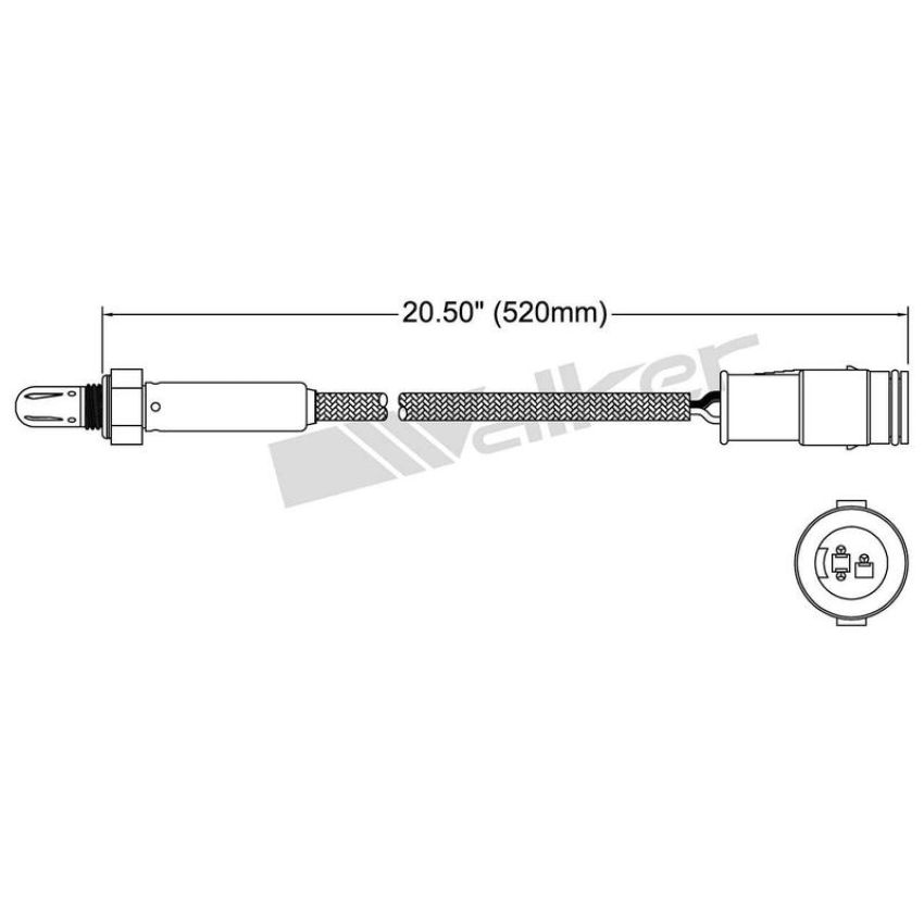 Walker Products 250-23802 Walker Products 250-23802 Oxygen Sensor 3-W Titania Narrow-Band