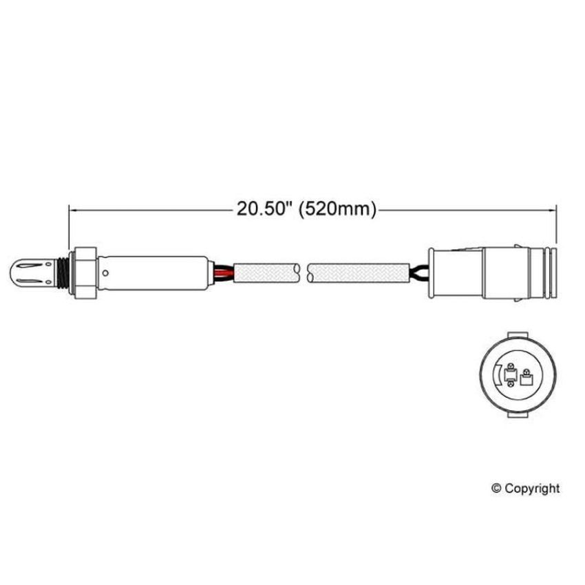 Walker Products 250-23802 Walker Products 250-23802 Oxygen Sensor 3-W Titania Narrow-Band