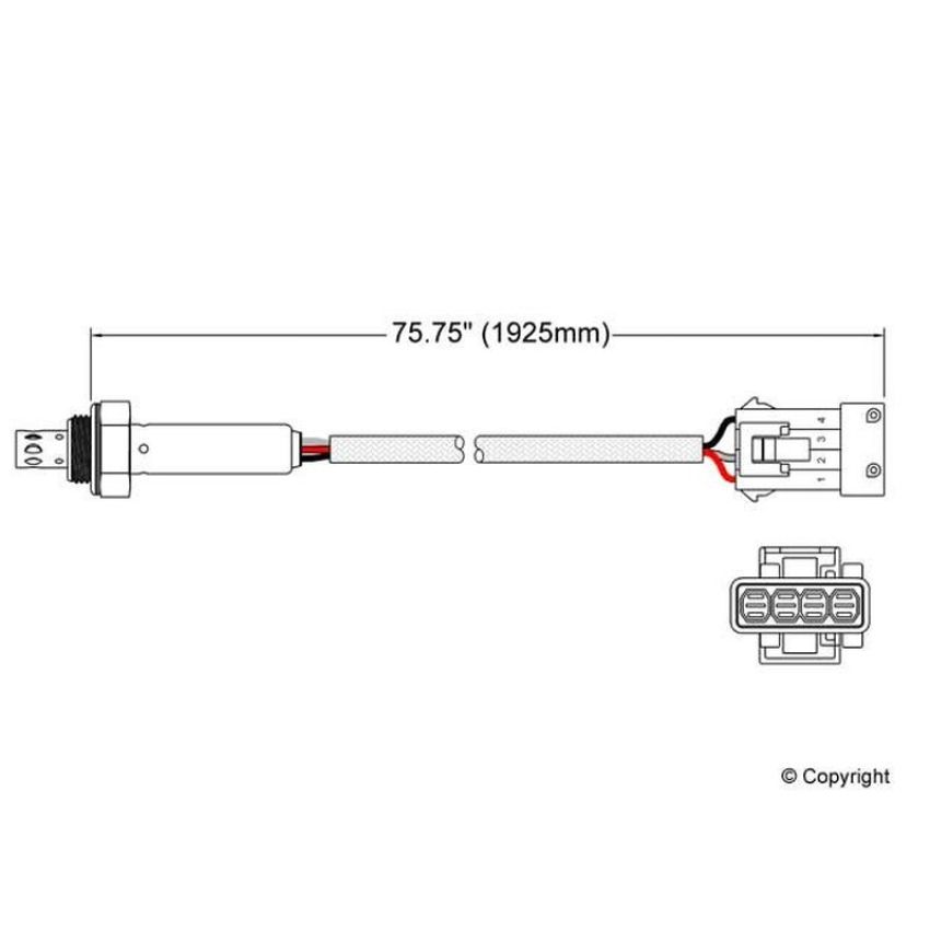 Walker Products 250-23812 Walker Products 250-23812 Oxygen Sensor 3-W Titania Narrow-Band