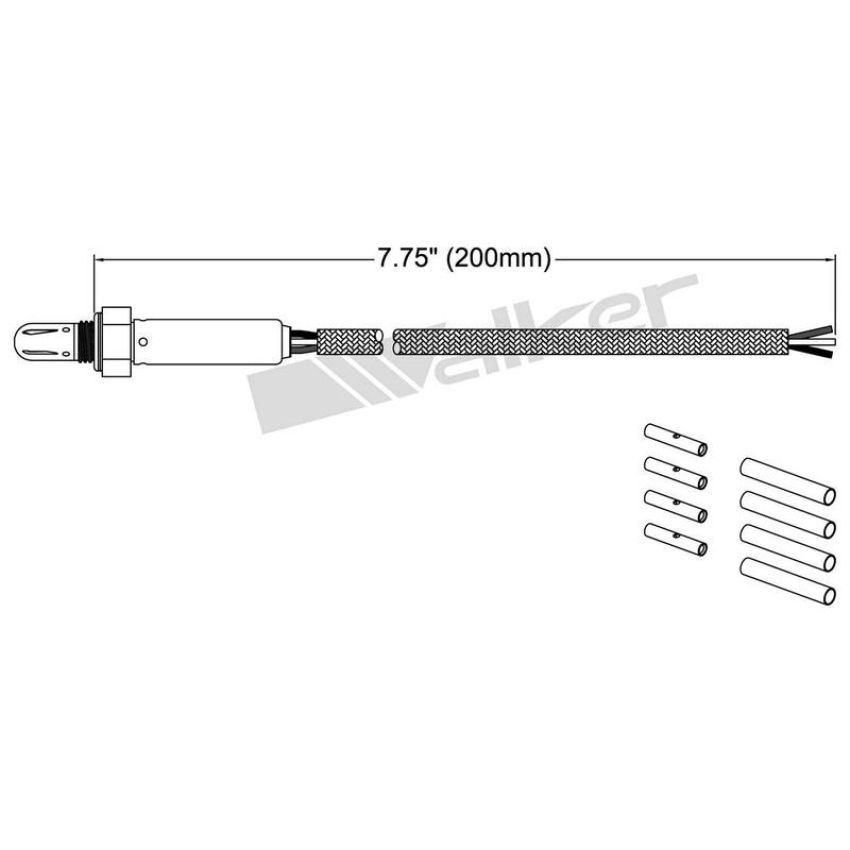 Walker Products 250-23880 Walker Products 250-23880 Oxygen Sensor 3-W Titania 12MM Universal