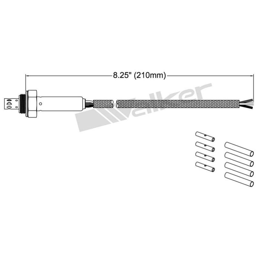 Walker Products 250-23881 Walker Products 250-23881 Oxygen Sensor 3-W Titania Universal Narrow-Band