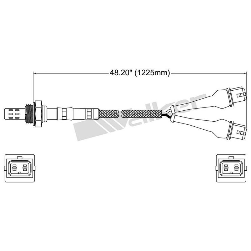 Walker Products 250-24030 Walker Products 250-24030 Oxygen Sensor 4-W Direct Fit Narrow-Band