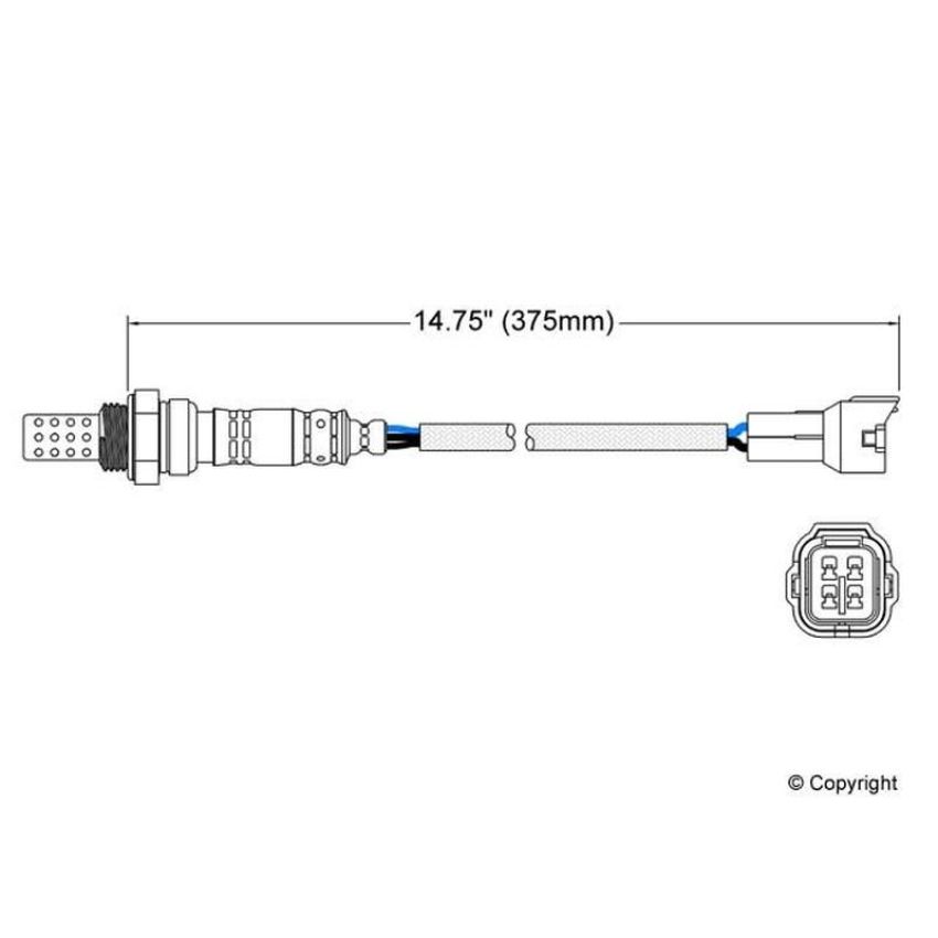Walker Products 250-24049 Walker Products 250-24049 Oxygen Sensor 4-W Direct Fit Narrow-Band
