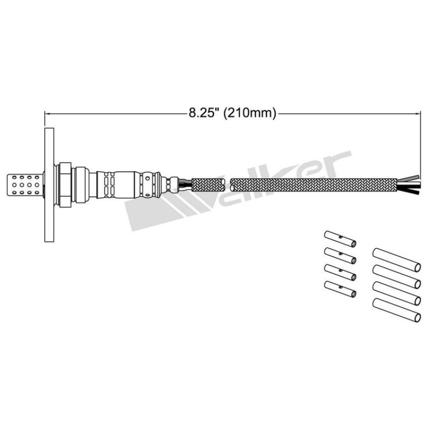 Walker Products 250-24050 Walker Products 250-24050 Oxygen Sensor 4-W Universal W/Flange