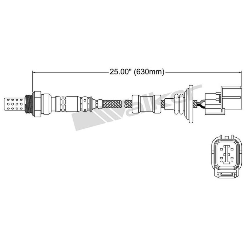 Walker Products 250-24095 Walker Products 250-24095 Oxygen Sensor 4-W Direct Fit Narrow-Band