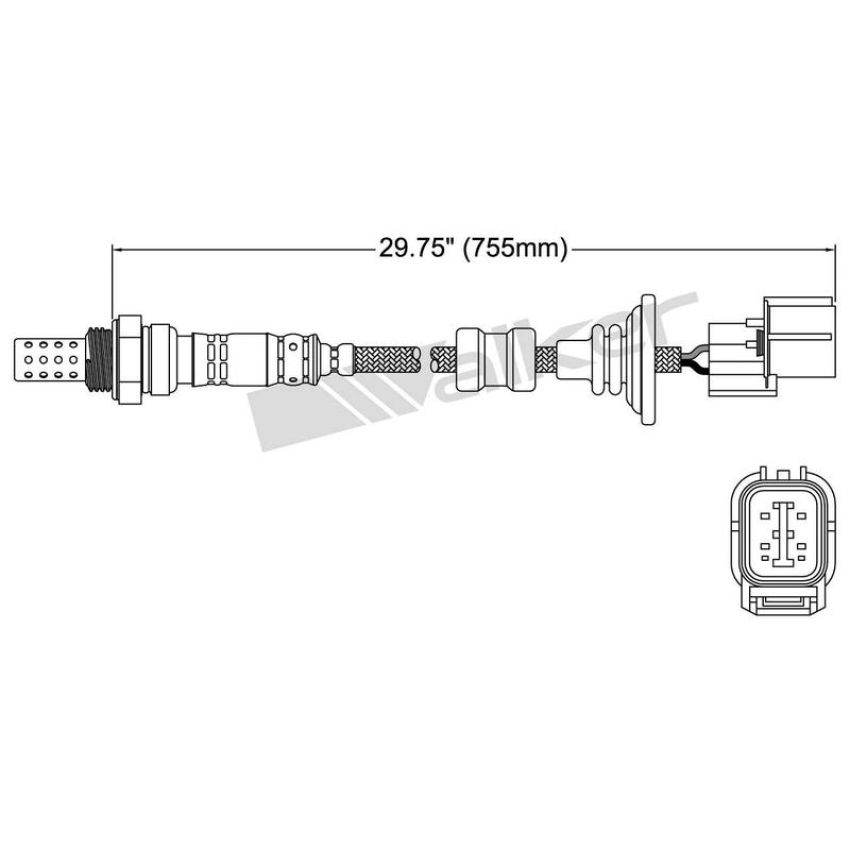Walker Products 250-24097 Walker Products 250-24097 Oxygen Sensor 4-W Direct Fit Narrow-Band