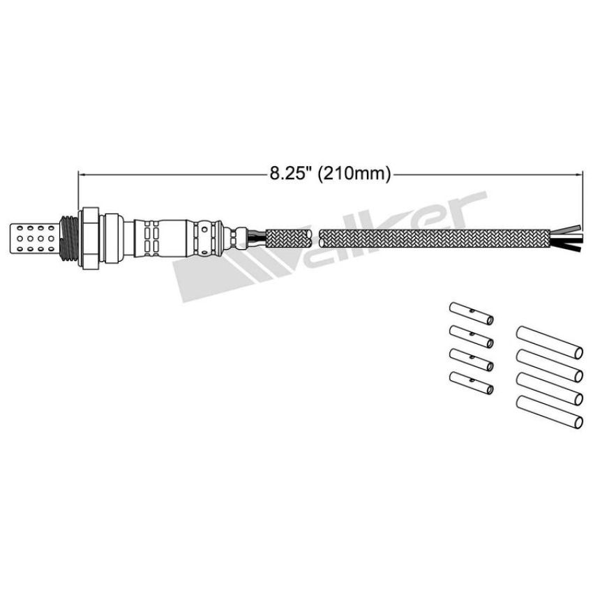 Walker Products 250-24400 Walker Products 250-24400 Oxygen Sensor 4-W Universal Narrow-Band