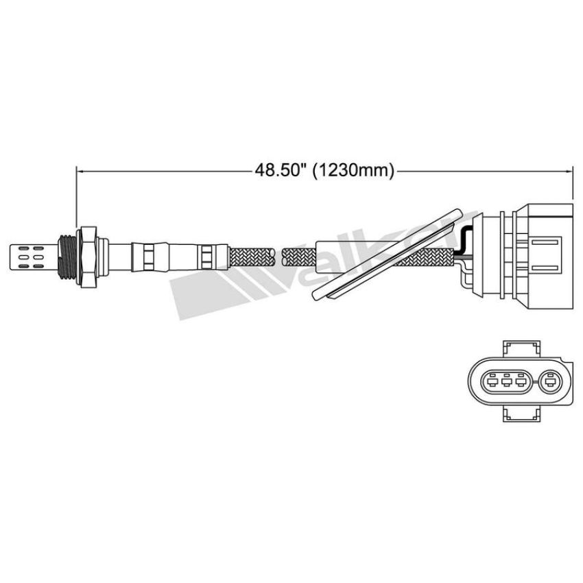 Walker Products 250-24405 Walker Products 250-24405 Oxygen Sensor 4-W Direct Fit Narrow-Band