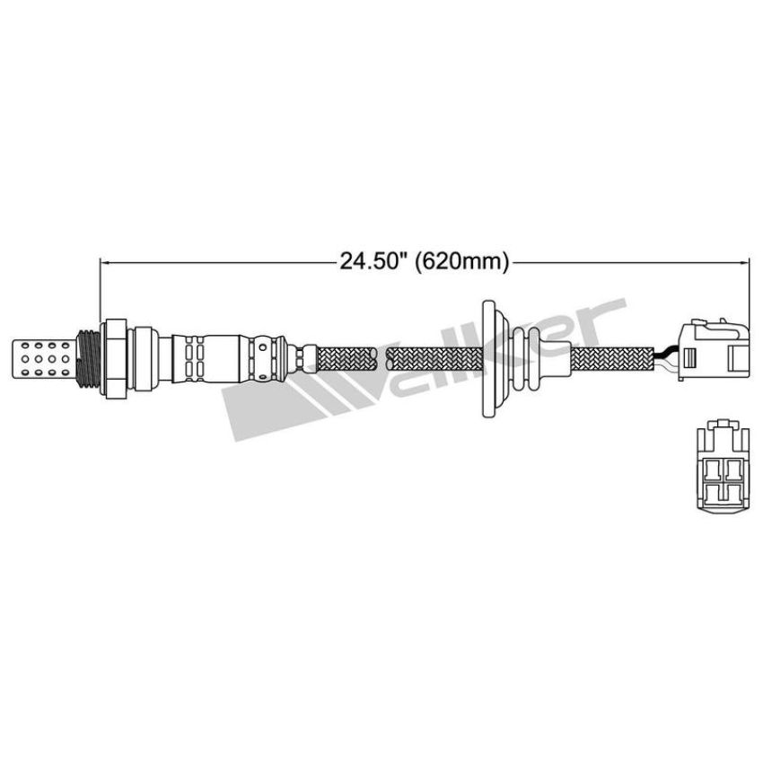 Walker Products 250-24484 Walker Products 250-24484 Oxygen Sensor 4-W Direct Fit Narrow-Band