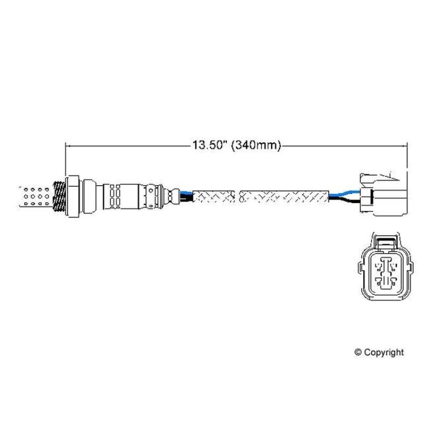 Walker Products 250-24620 Walker Products 250-24620 Oxygen Sensor 4-W Direct Fit Narrow-Band