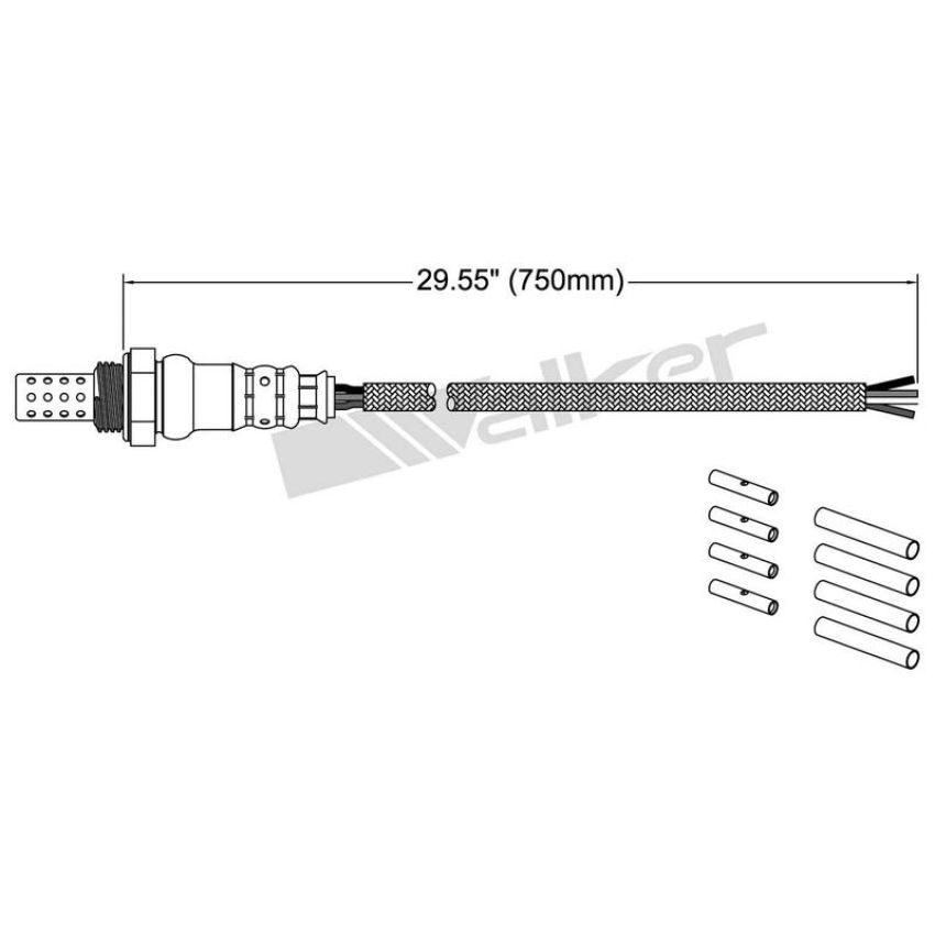 Walker Products 250-24700 Walker Products 250-24700 Oxygen Sensor 4-W Universal Narrow-Band