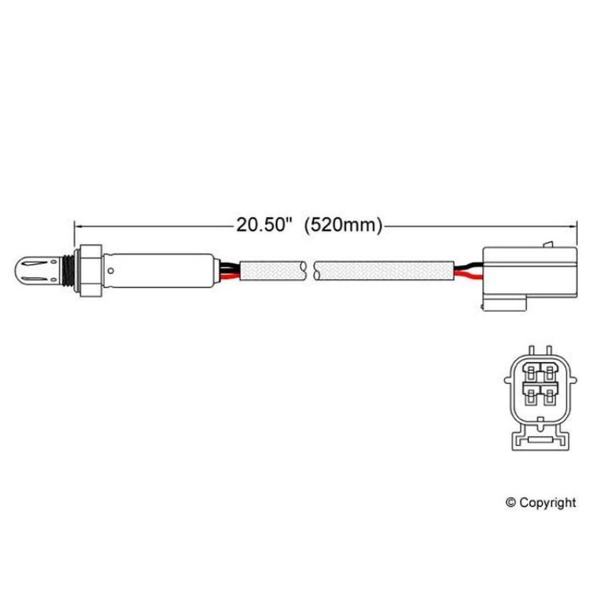 Walker Products 250-24804 Walker Products 250-24804 Oxygen Sensor 4-W Titania