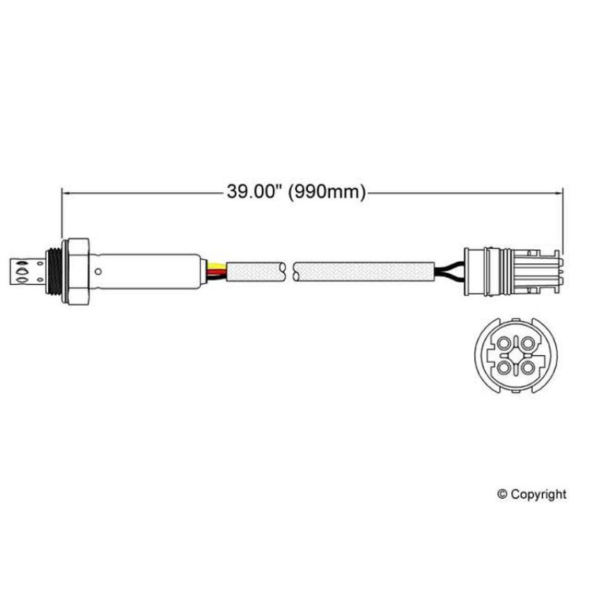 Walker Products 250-24810 Walker Products 250-24810 Oxygen Sensor 4-W Titania