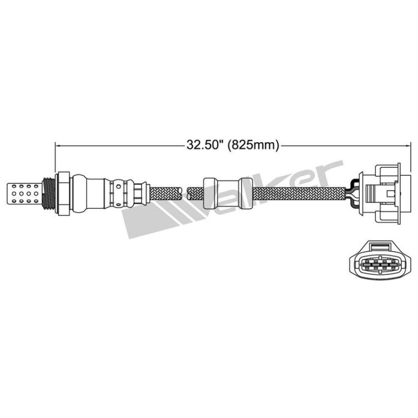 Walker Products 250-24854 Walker Products 250-24854 Oxygen Sensor 4-W Direct Fit Narrow-Band