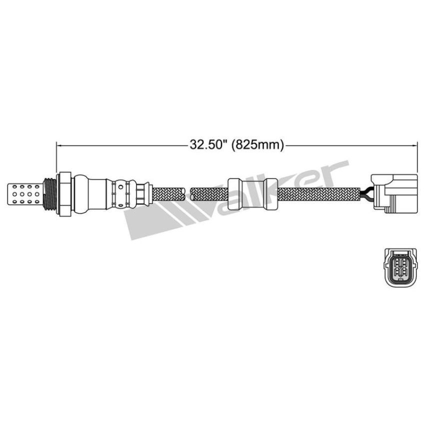 Walker Products 250-24856 Walker Products 250-24856 Oxygen Sensor 4-W Direct Fit Narrow-Band