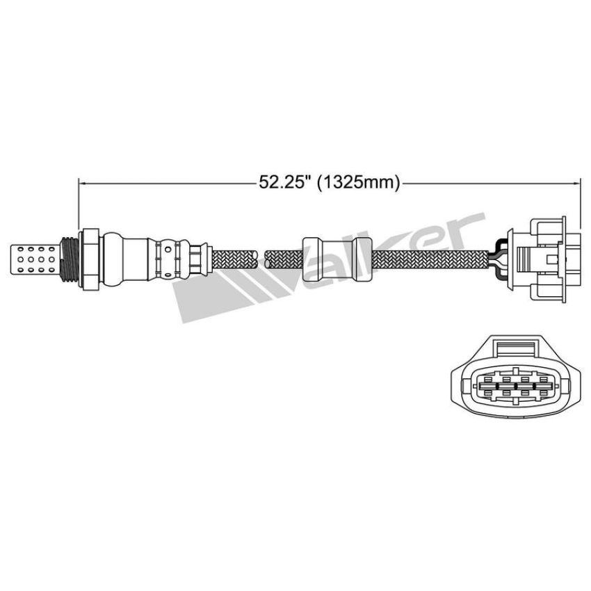 Walker Products 250-24995 Walker Products 250-24995 Oxygen Sensor 4-W Direct Fit Narrow-Band