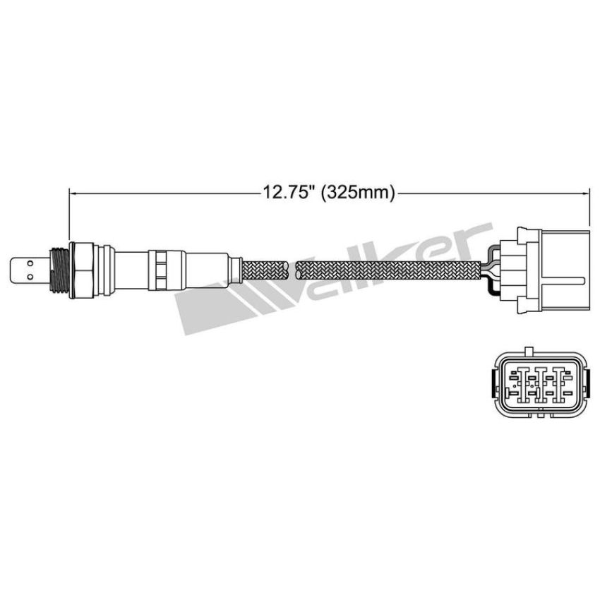 Walker Products 250-25001 Walker Products 250-25001 Oxygen Sensor 5-W Wide-Band