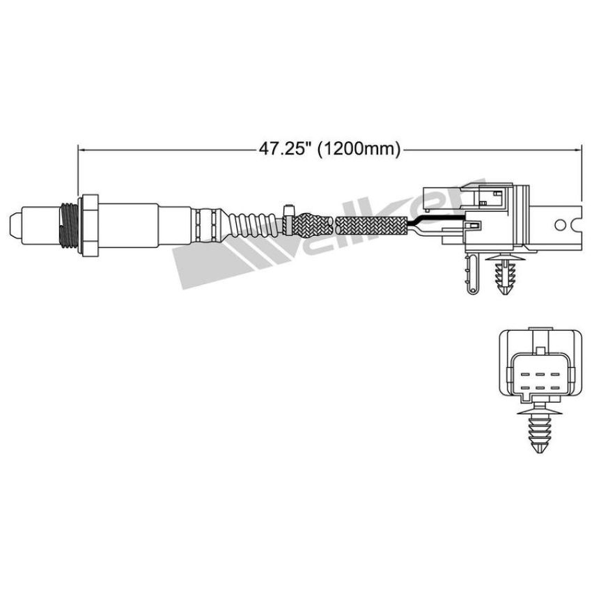 Walker Products 250-25006 Walker Products 250-25006 Oxygen Sensor 5-W Wide-Band