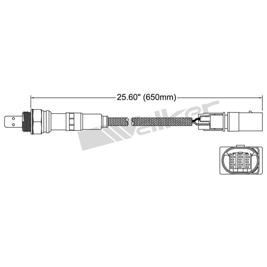 Walker Products 250-25017 Walker Products 250-25017 Oxygen Sensor 5-W Wide-Band