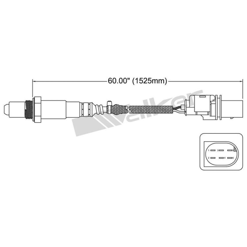 Walker Products 250-25018 Walker Products 250-25018 Oxygen Sensor 5-W Wide-Band