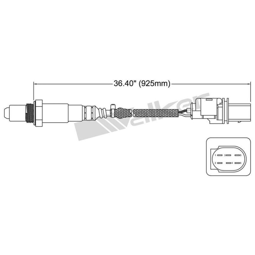 Walker Products 250-25027 Walker Products 250-25027 Oxygen Sensor 5-W Wide-Band