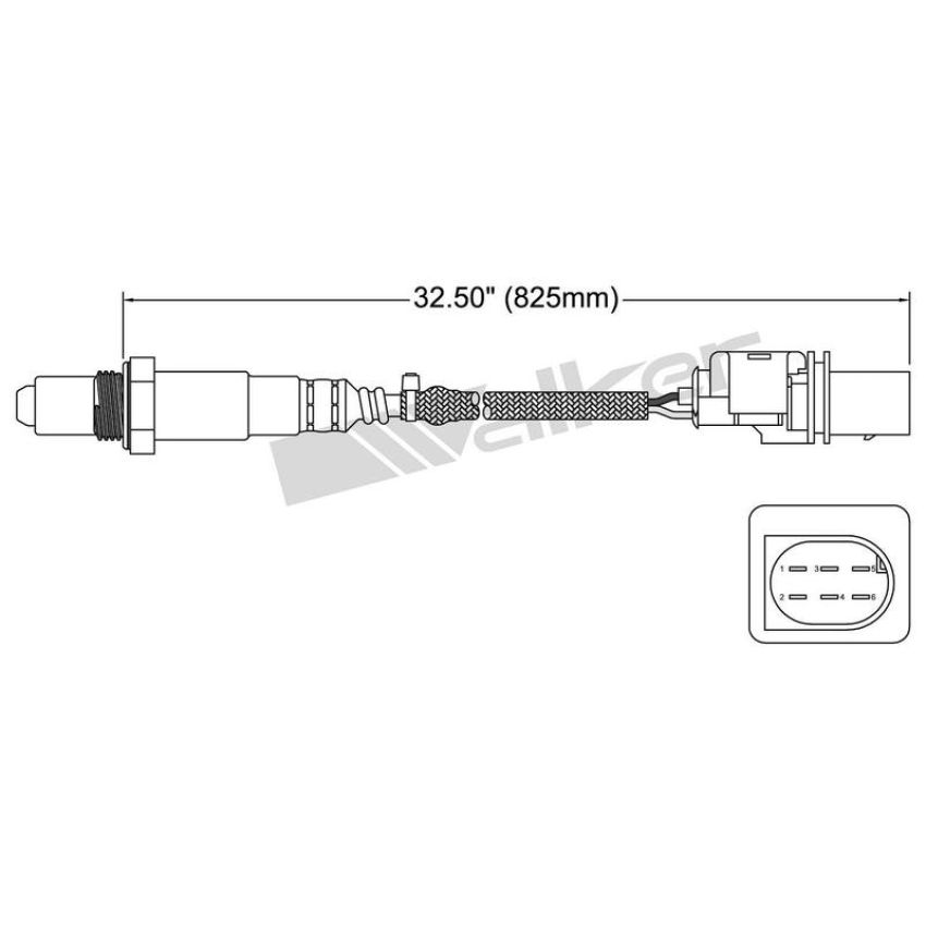 Walker Products 250-25045 Walker Products 250-25045 Oxygen Sensor 5-W Wide-Band