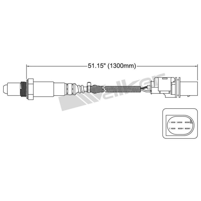 Walker Products 250-25048 Walker Products 250-25048 Oxygen Sensor 5-W Wide-Band