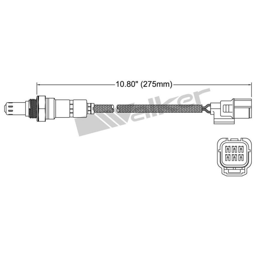 Walker Products 250-25059 Walker Products 250-25059 Oxygen Sensor 5-W Wide-Band