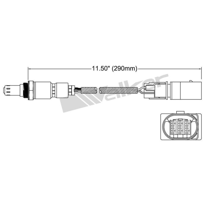 Walker Products 250-25060 Walker Products 250-25060 Oxygen Sensor 5-W Wide-Band