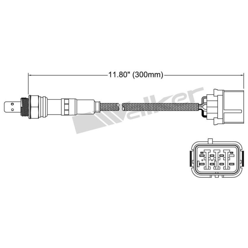 Walker Products 250-25071 Walker Products 250-25071 Oxygen Sensor 5-W Wide-Band