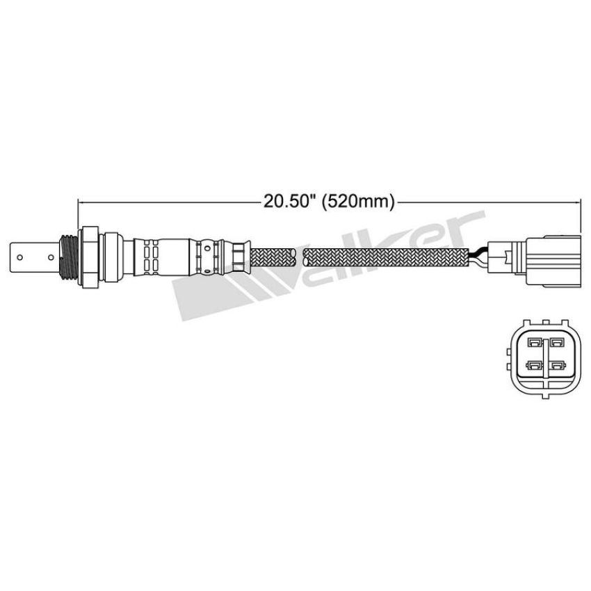 Walker Products 250-54002 Walker Products 250-54002 Oxygen Sensor 4-W Air Fuel Ratio Wide-Band