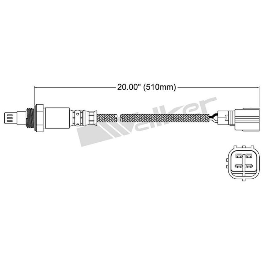 Walker Products 250-54007 Walker Products 250-54007 Oxygen Sensor 4-W Air Fuel Ratio Wide-Band