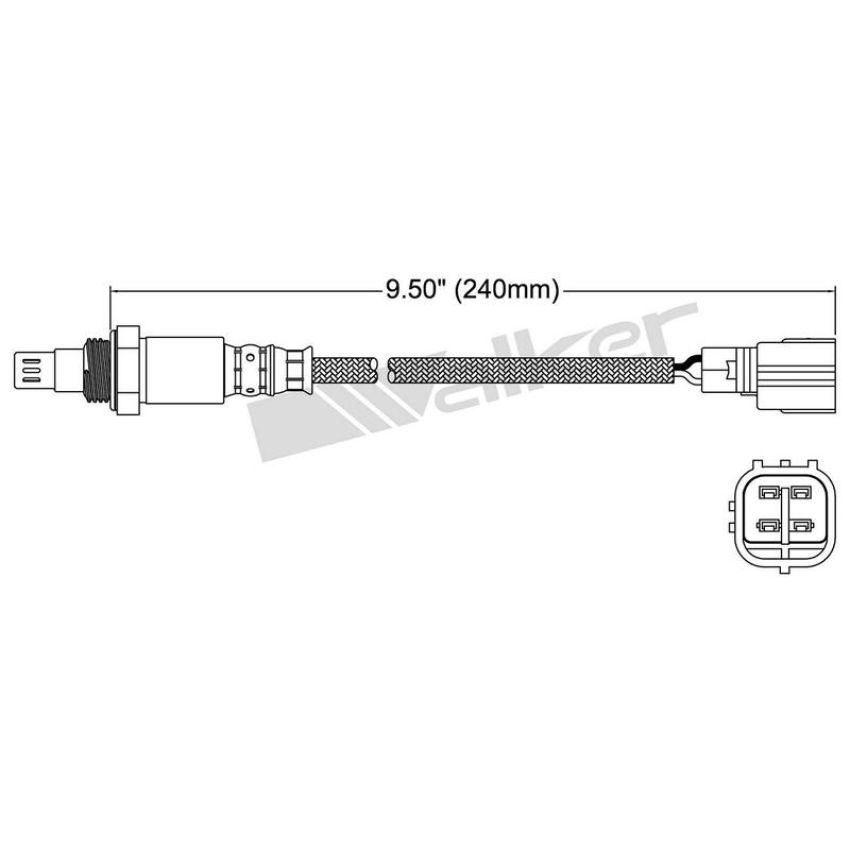 Walker Products 250-54008 Walker Products 250-54008 Oxygen Sensor 4-W Air Fuel Ratio Wide-Band