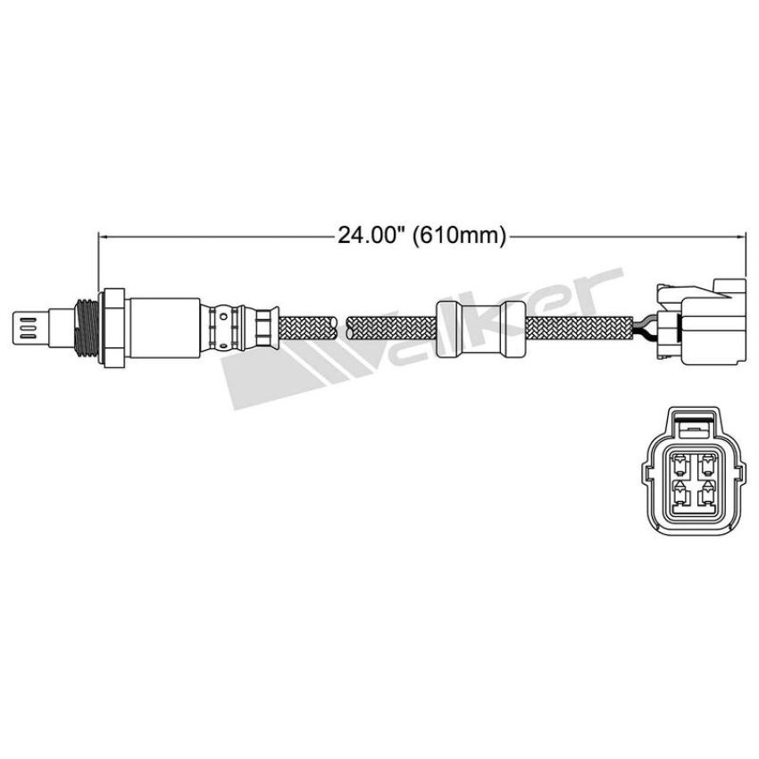 Walker Products 250-54022 Walker Products 250-54022 Oxygen Sensor 4-W Air Fuel Ratio Wide-Band
