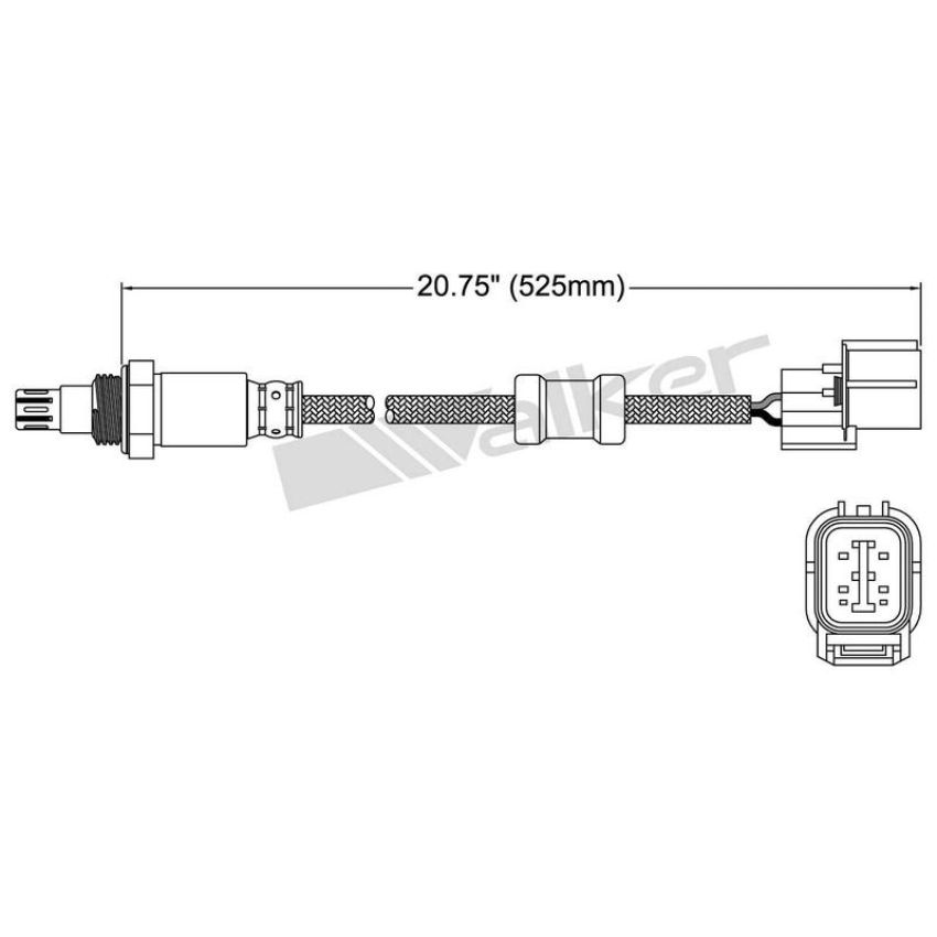 Walker Products 250-54023 Walker Products 250-54023 Oxygen Sensor 4-W Air Fuel Ratio Wide-Band