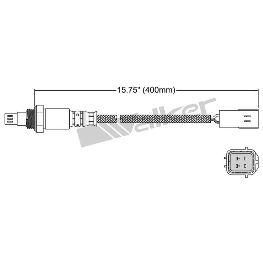 Walker Products 250-54037 Walker Products 250-54037 Oxygen Sensor 4-W Air Fuel Ratio Wide-Band
