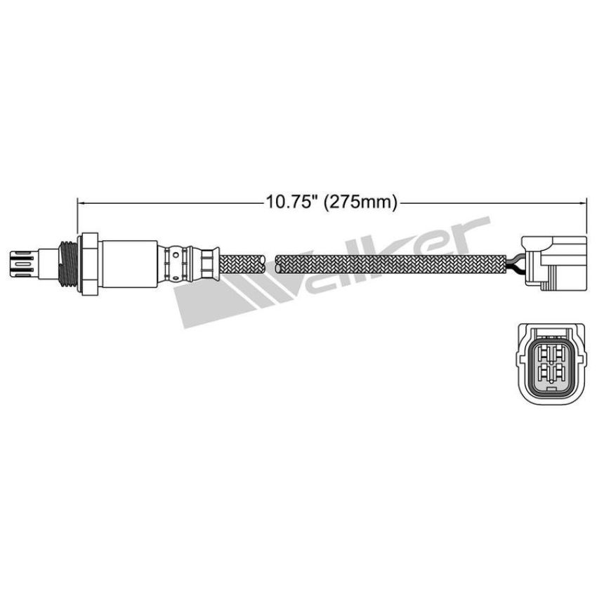 Walker Products 250-54041 Walker Products 250-54041 Oxygen Sensor 4-W Air Fuel Ratio Wide-Band