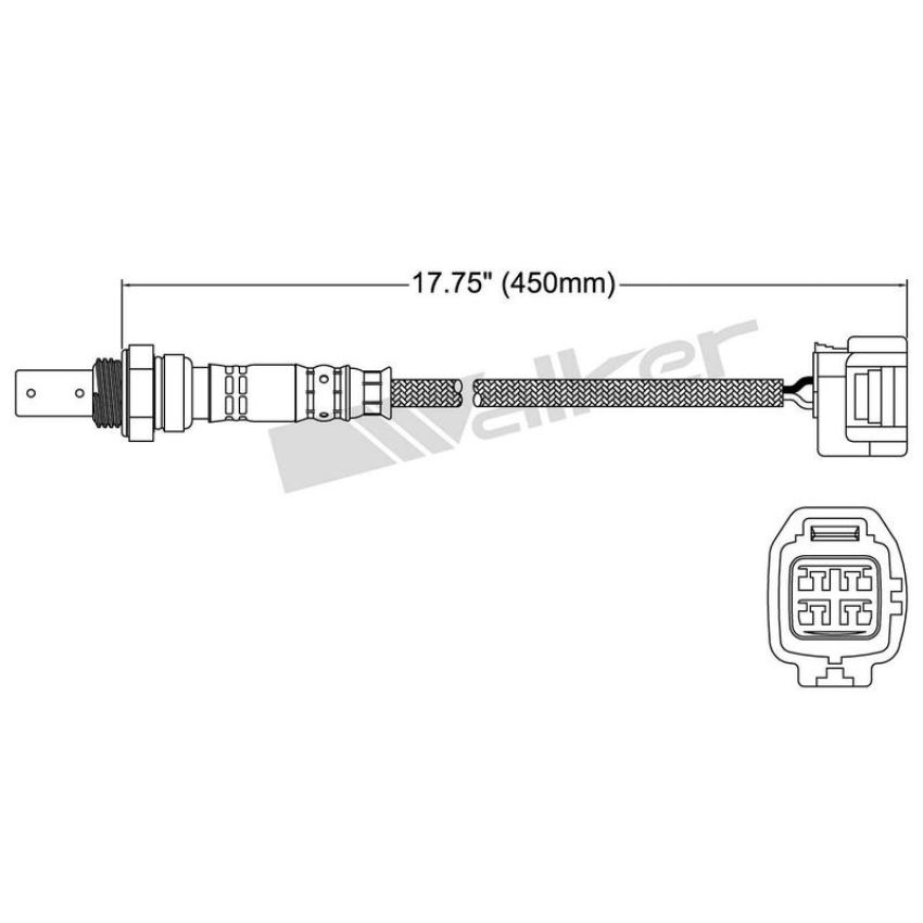 Walker Products 250-54053 Walker Products 250-54053 Oxygen Sensor 4-W Air Fuel Ratio Wide-Band