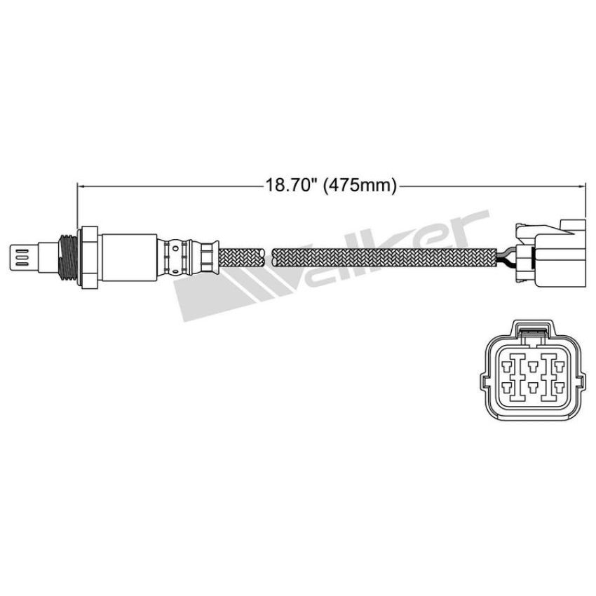 Walker Products 250-54061 Walker Products 250-54061 Oxygen Sensor 4-W Air Fuel Ratio Wide-Band
