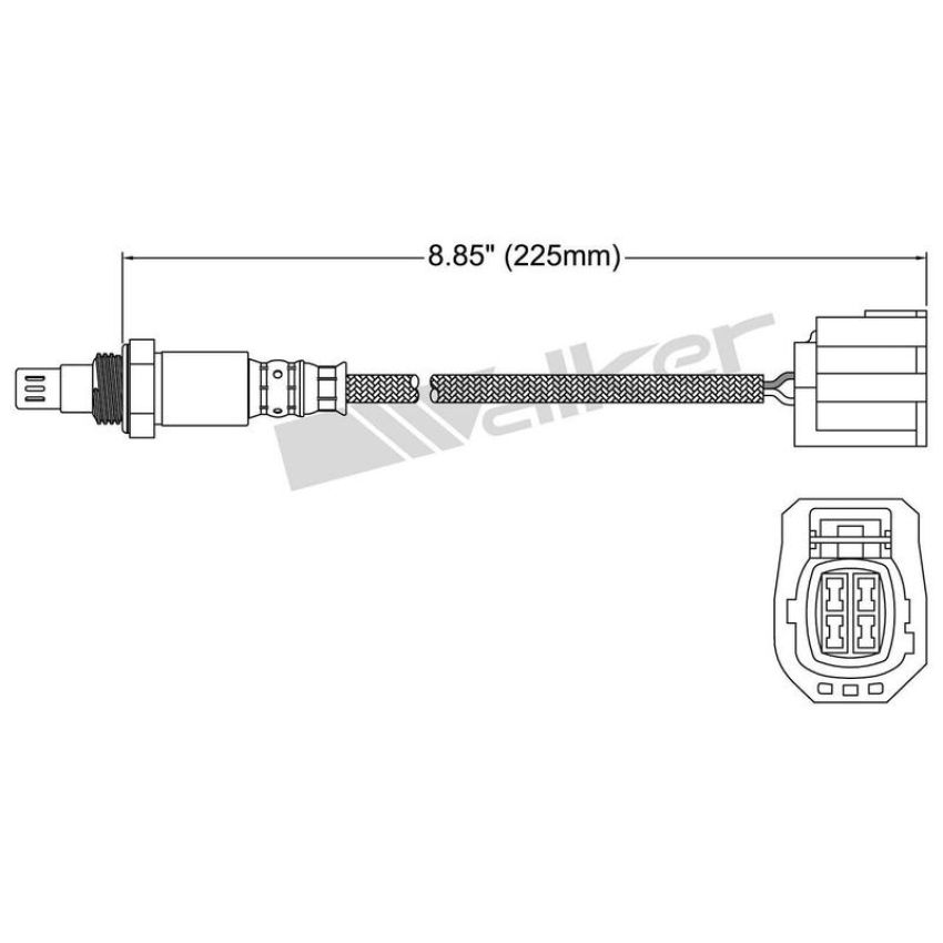 Walker Products 250-54063 Walker Products 250-54063 Oxygen Sensor 4-W Air Fuel Ratio Wide-Band